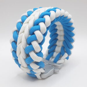 Israeli flag colors 550 Paracord Bracelet